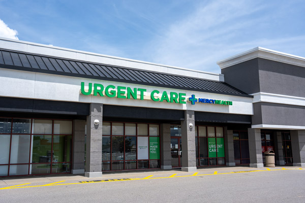 exterior of Mercy Health Urgent Care, Cherry Grove