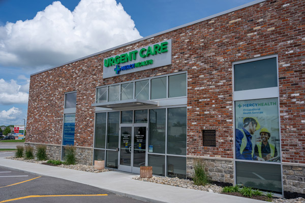 exterior image of Mercy Health Urgent Care, Eastgate facility