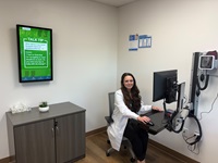 female doctor at North Rd. Walk in Care.